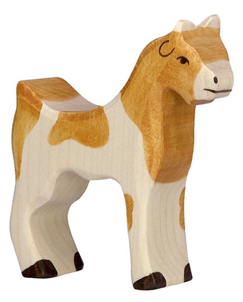 Holztiger Ziege. 7,5 cm.