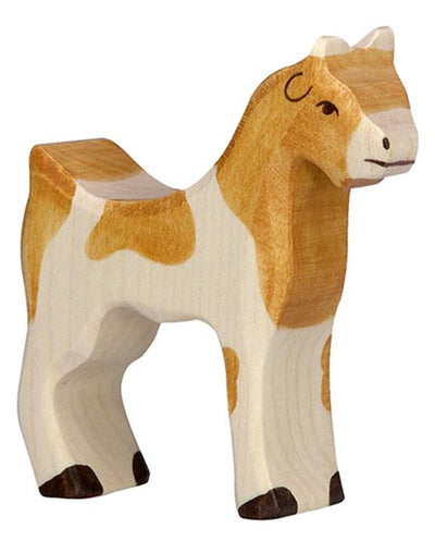 Holztiger Ziege. 7,5 cm.