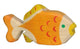 Holztiger-Goldfisch. 8 cm.