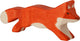 Holztigerfuchs, laufend. 16 cm.