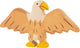 Holztiger Waldtiere - Adler - 14x2x9cm - Holzfigur - handgefertigt