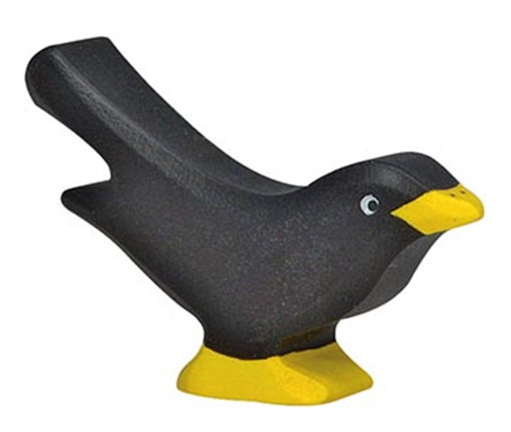 Holztiger-Amsel. 6 cm.