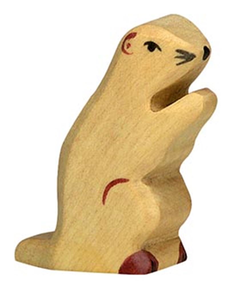 Holztiger-Murmeltier. 6,5 cm.