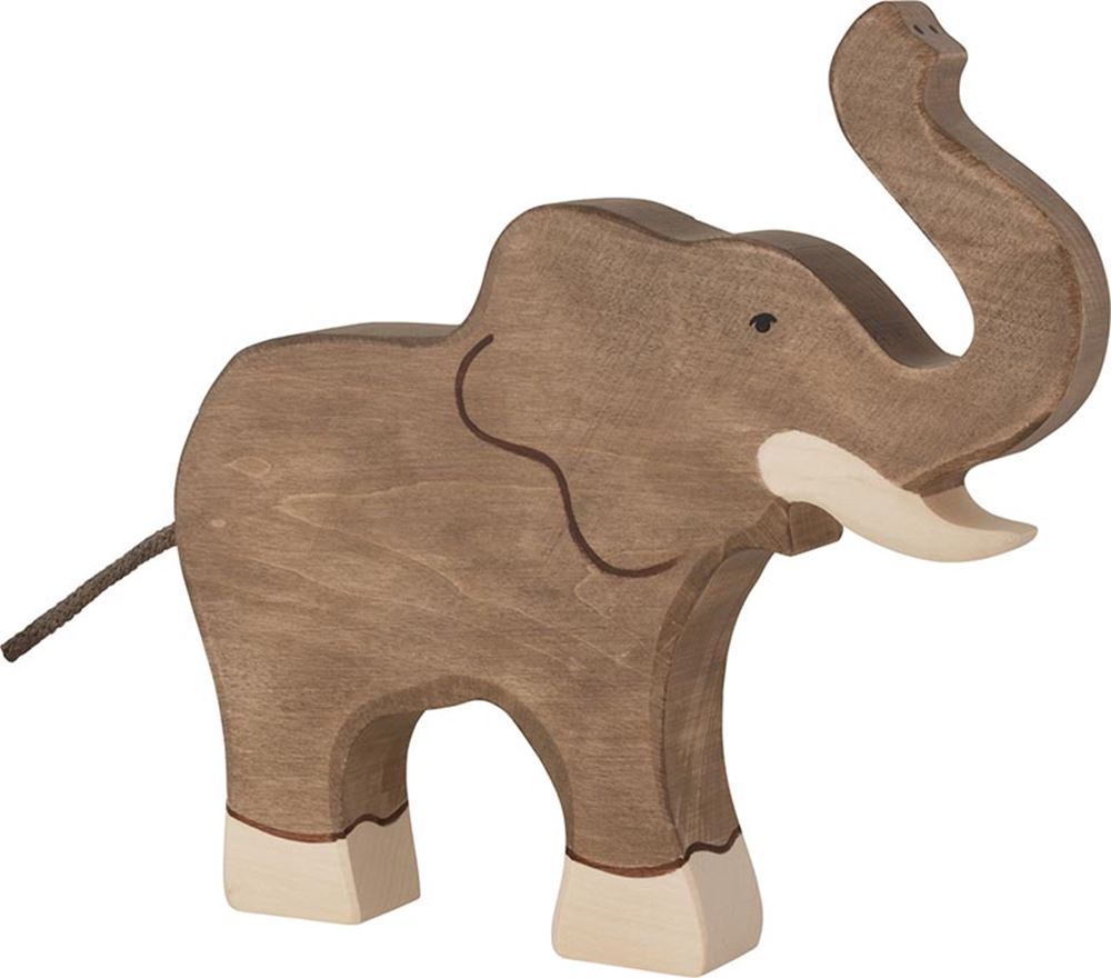 Holztiger Holtiger Holz Elefant auf