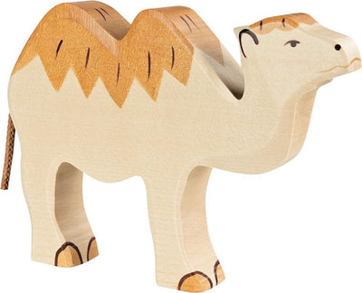 Holztiger-Kamel. 18 cm.