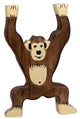 Holztiger-Schimpanse, stehend. 9 cm.