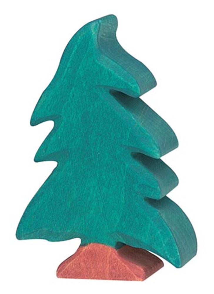 Holztiger Konifere, klein. 11 cm.
