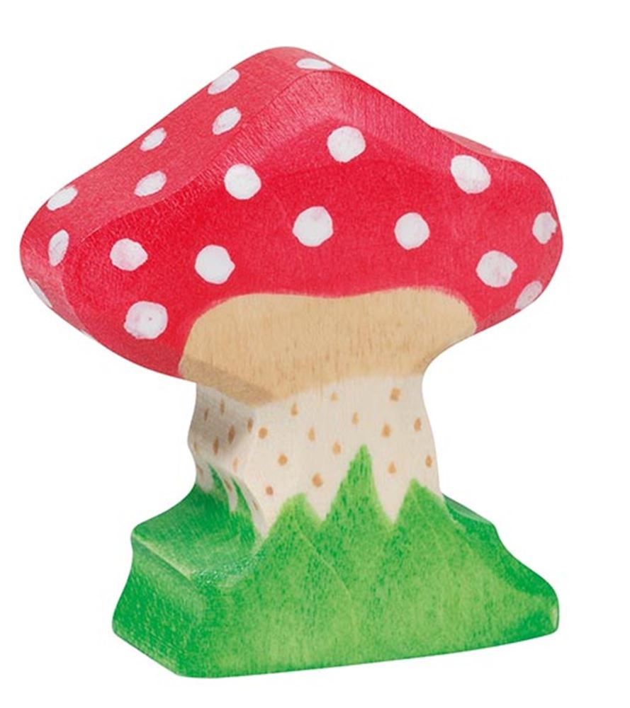 Holztiger-Pilz. 4,9 cm.