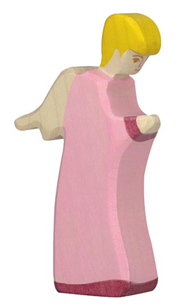 Holztiger Engel 3, stehend. 5,5 cm.