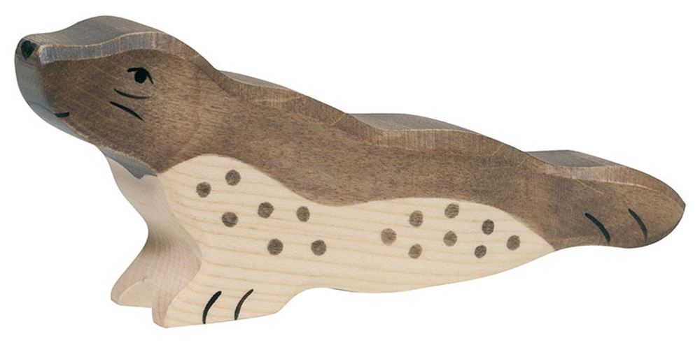 Holztigerrobbe, Kopf nach vorne. 14