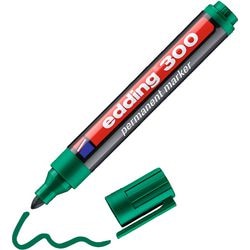 Edding 300 Marker, Liniendicke 1,5-3 mm, grün, 1 Stück