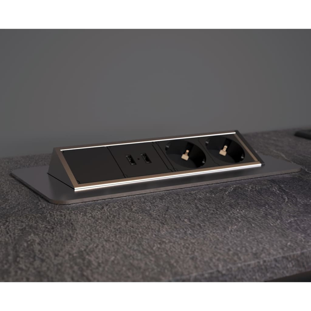 Schütte Schütte Socket gebaut -doppelte E2 Schwarz