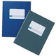 Notizbücher aus Djois-Papier, Karton, 10,5 x 16,5 cm, grau liniert, 120 Seiten, 60 Blatt