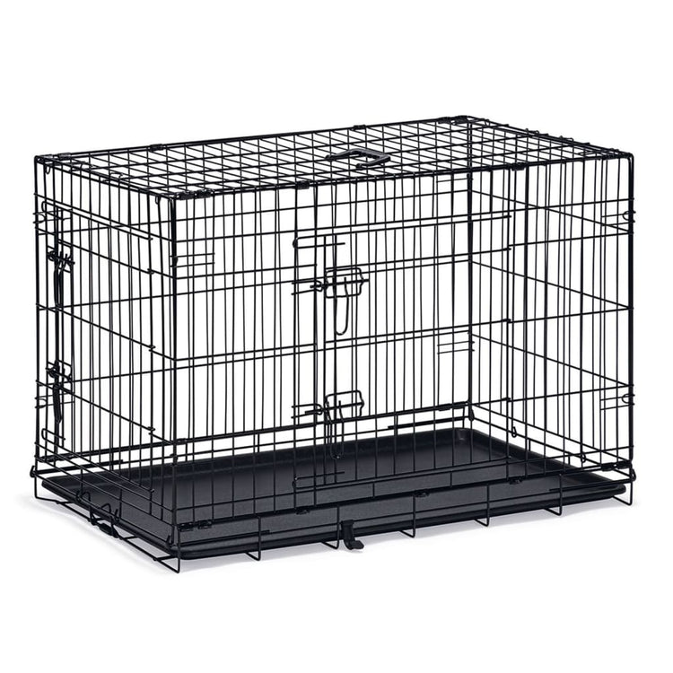 Karlie Hundebank mit 2 Türen 92x57x63 cm Schwarz