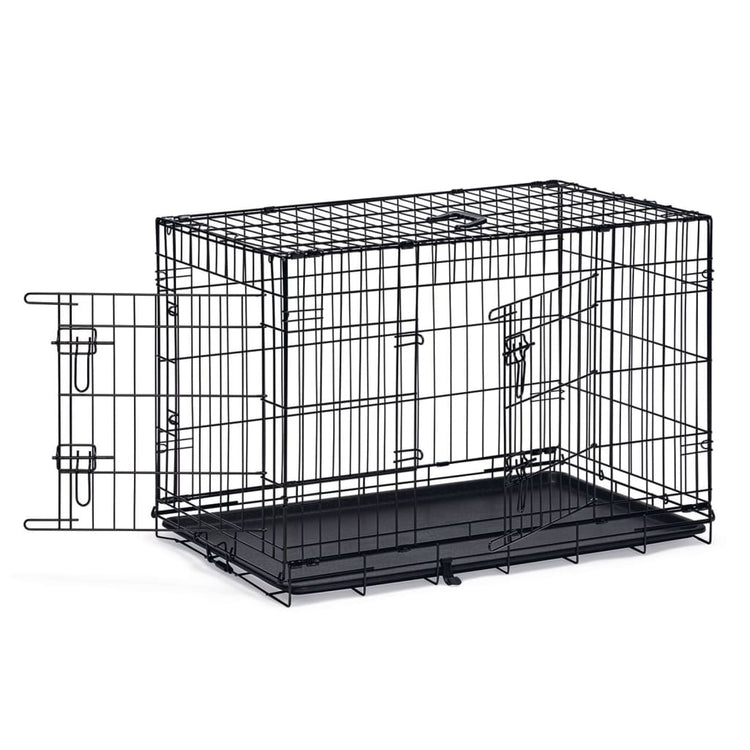Karlie Hundebank mit 2 Türen 92x57x63 cm Schwarz