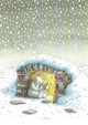 Bildpostkarte 206: Eisbär im Iglu.
