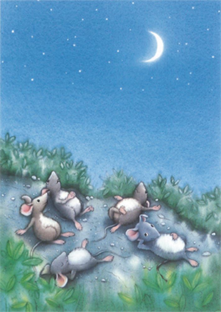 Bildpostkarte 234: max, Mondnacht. (10