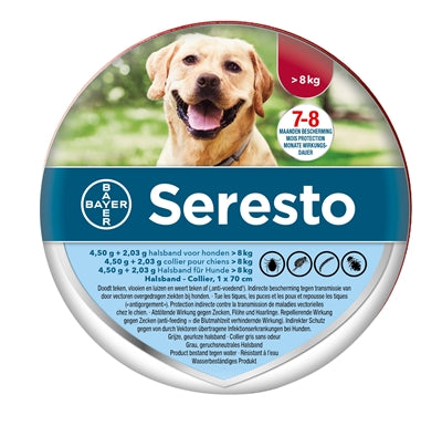 Bayer Seresto Zeichen Flohhalsband Hund