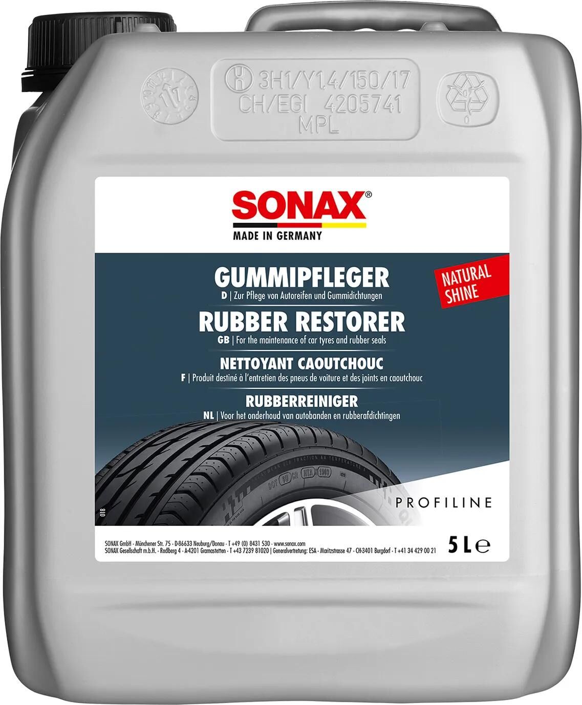 Sonax Gummi -Reiniger 5ltr. Pe-Kanister
