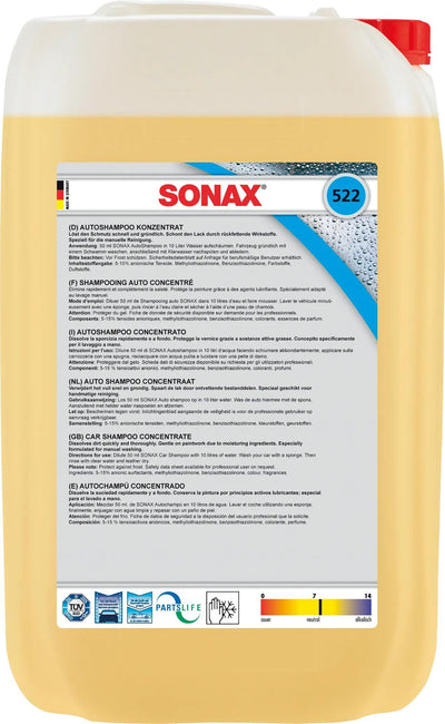 Sonax Car Shampoos 25LTR Plastikkanister
