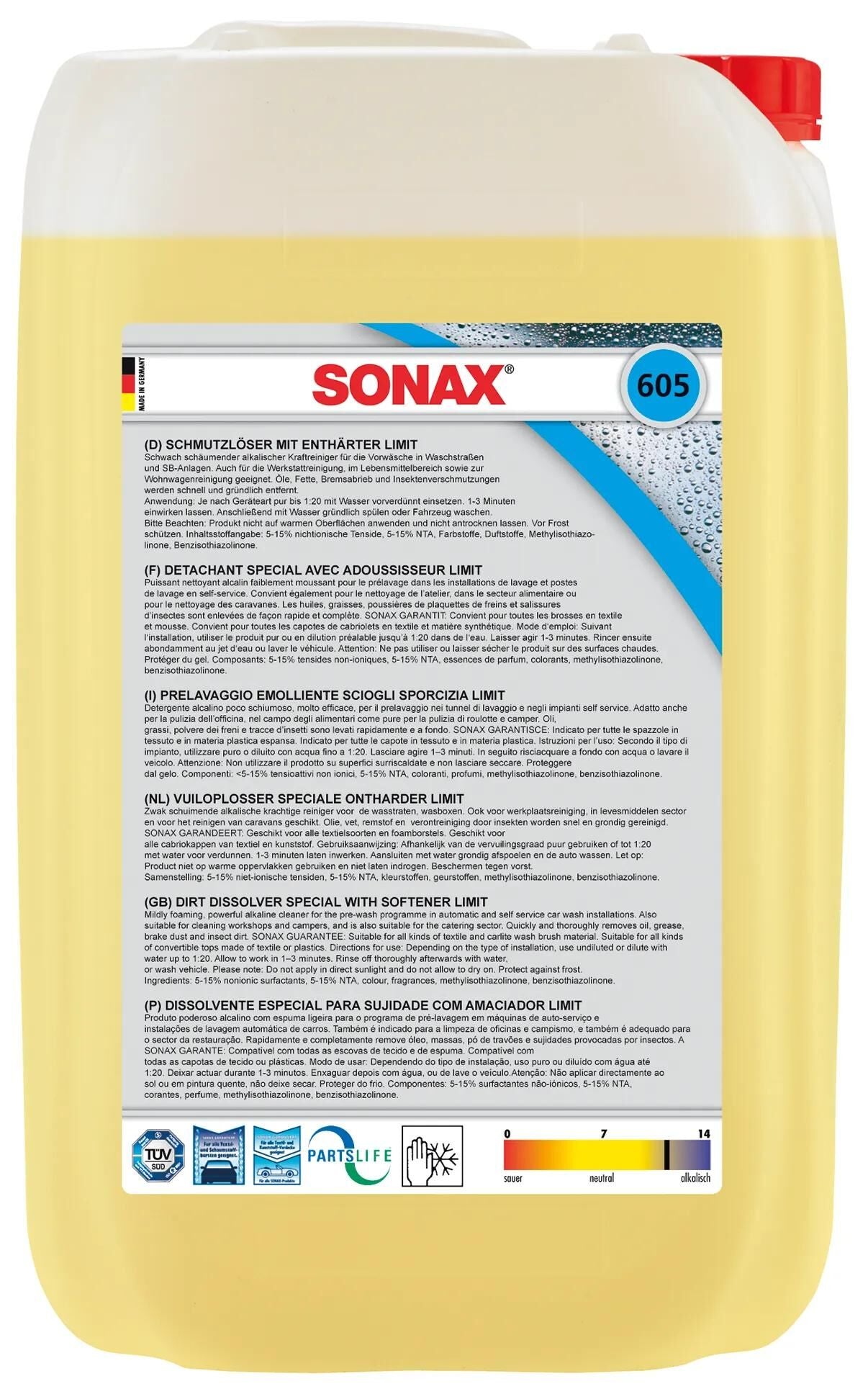 Sonax Dirt Losener M.enthaerte 25 ltr. dürfen