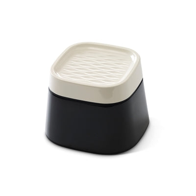 Savic Ergo Cube Food Bowl Creme Schwarz