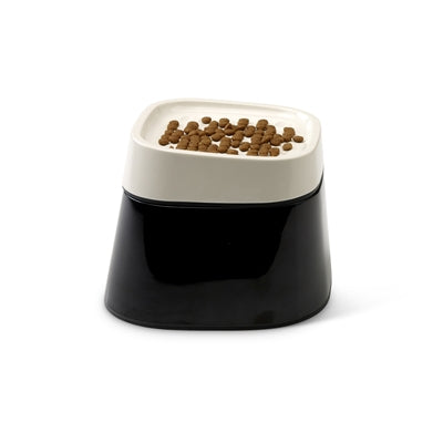 Savic Ergo Cube Food Bowl Creme Schwarz
