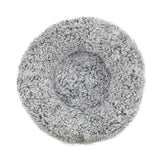 Rosenholzhundkorb Silber Flaum grau - afbeelding 2