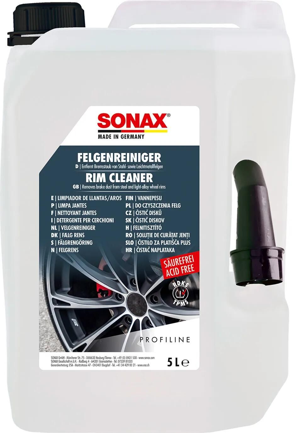 Sonax Rim Cleaner plus 5L Profilin