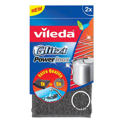 Vileda Glitzi Power Inox Schleifschwämme 2 Teile