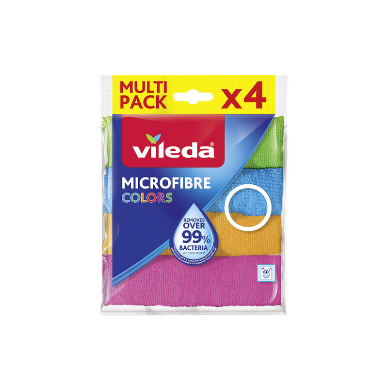 Vileda Farben Mikrofasertücher 4 Stücke
