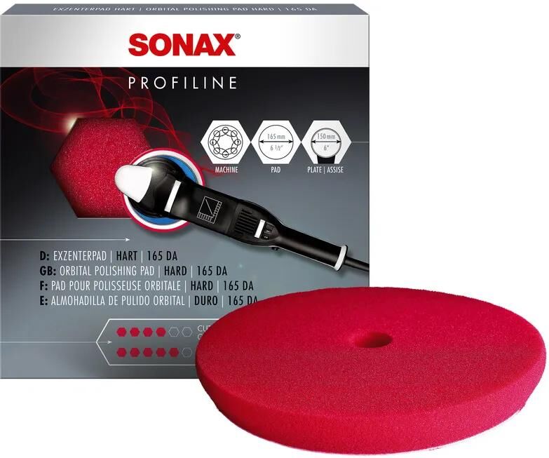 Sonax Polishing Schwamm Red 165 Da-Cut Pads