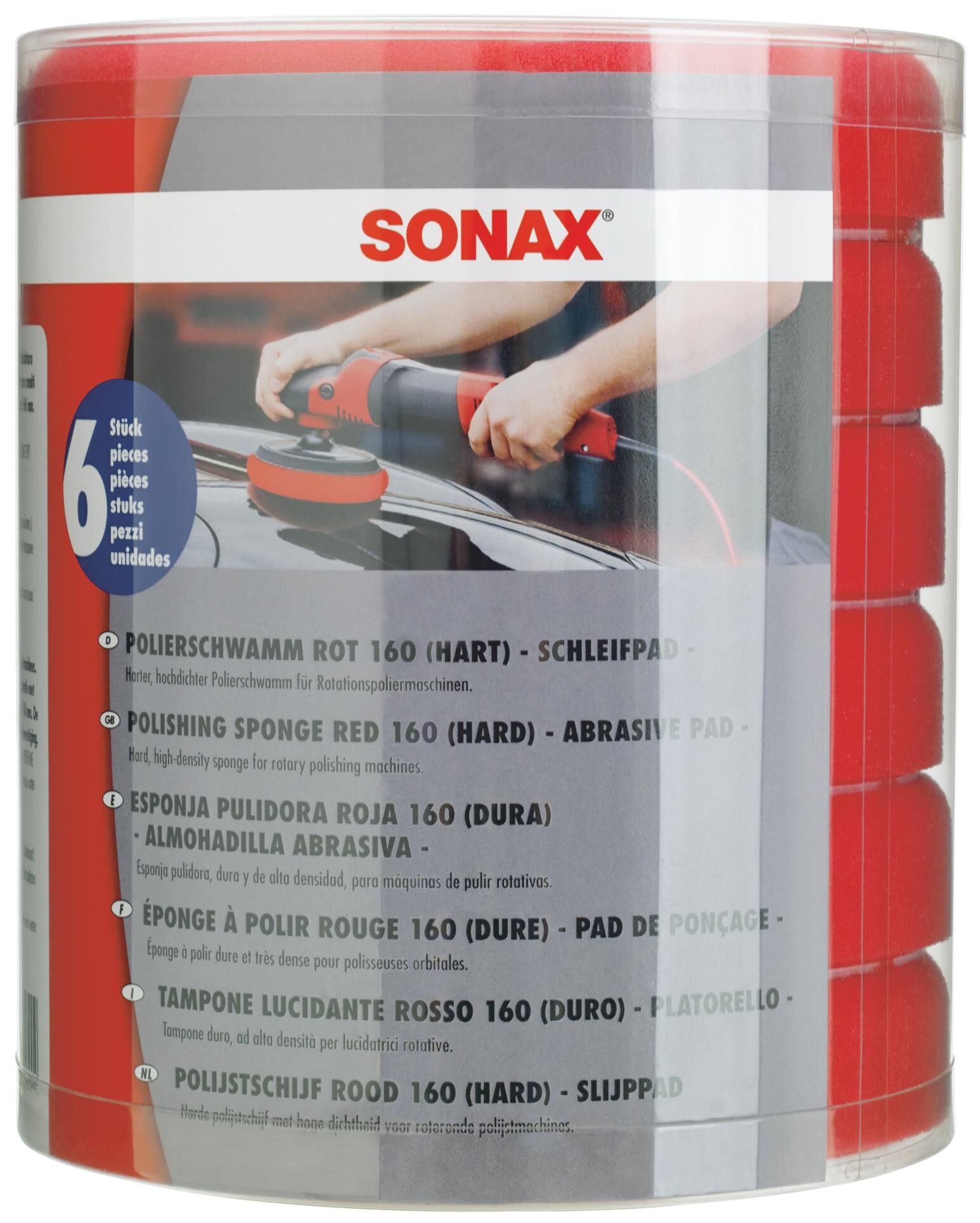 Sonax Polishing Schwamm Red 160