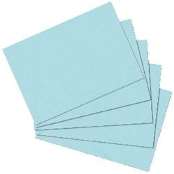 Karteikarten Herlitz A6 blau