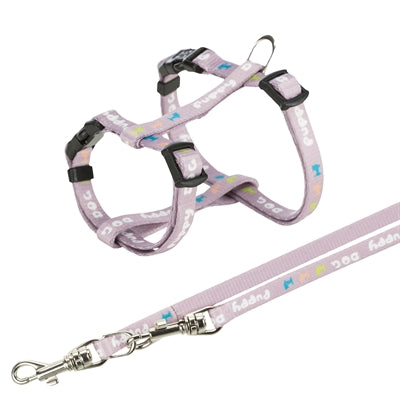 Trixie Junior Puppyhew mit Riem Lila