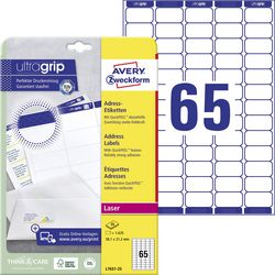 Etiketten avery l7651-25 mini 38,1x21,2mm