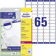 Etiketten avery l7651-25 mini 38,1x21,2mm