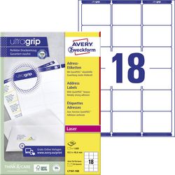Recycling-Etiketten für Laserdrucker Quickpeel LR7161-100 63,5 x 46,6 mm