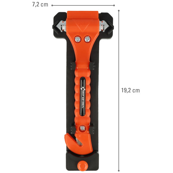 Westcott Westcott AC-P30001 2in1 Erste Hilfe nur Notfall Hammer 2 Stück Orange