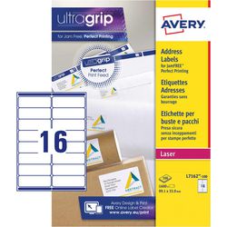 Adressetiketten für Laserdrucker l7162-100 99,1 x 33,9 mm