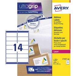 Recycling-Etiketten für Laserdrucker Quickpeel LR7163-100 99,1 x 38,1 mm