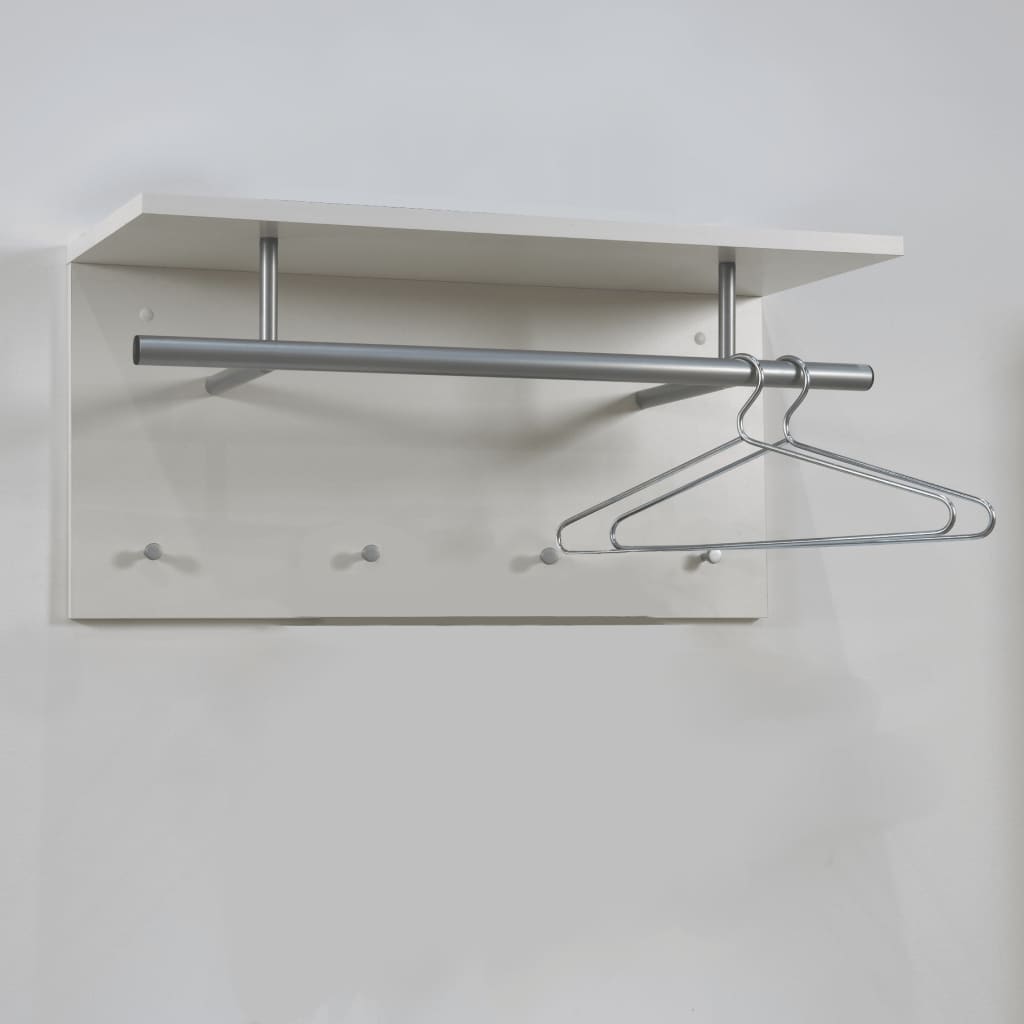 FMD FMD -Wandbedeckungsregal 72x29.3x34,5 cm Weiß