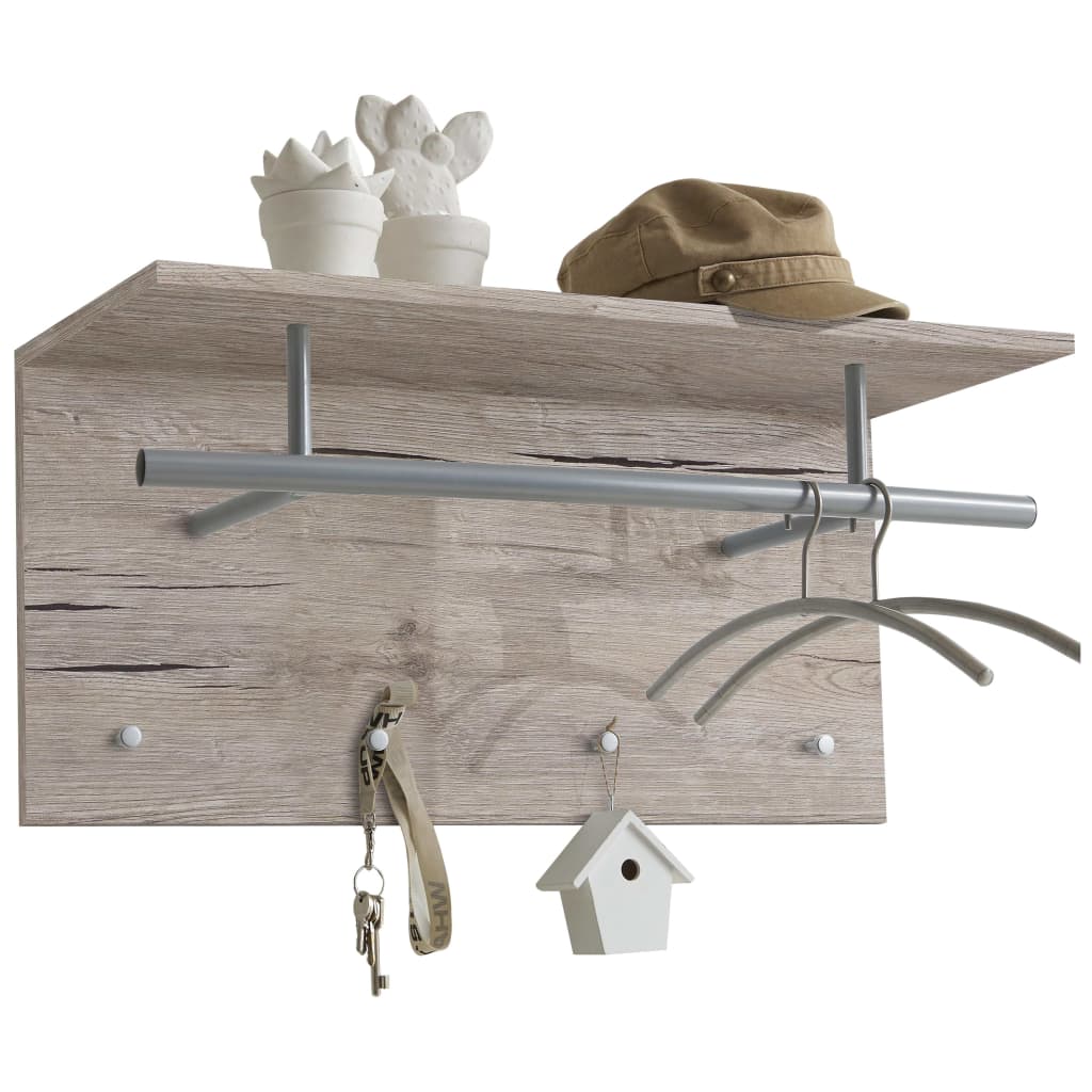 FMD FMD -Wandbedeckungsregal 72x29.3 x 34,5 cm Sandiken gefärbt