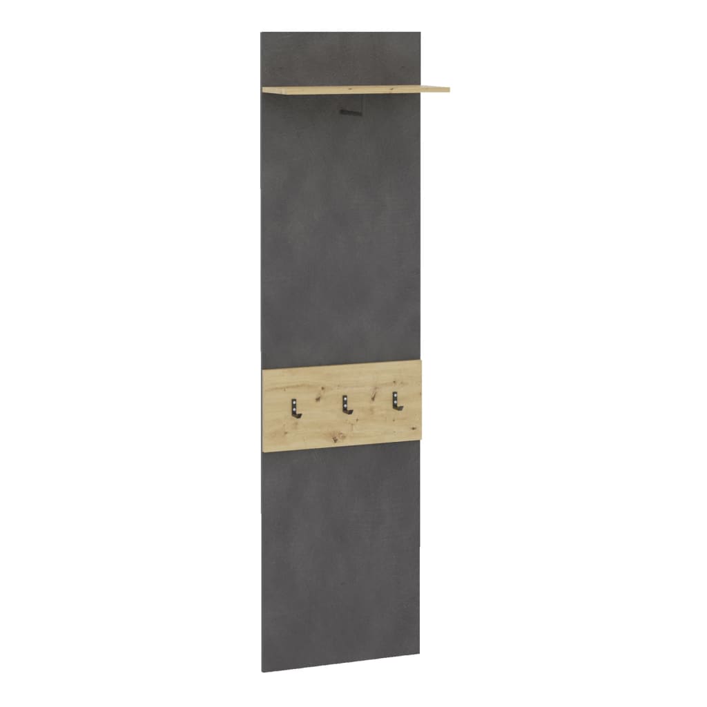 Fmd fmd katelligste Wand mit Regal 50 x 23 x 188 cm Matera Artisan Eiche montiert