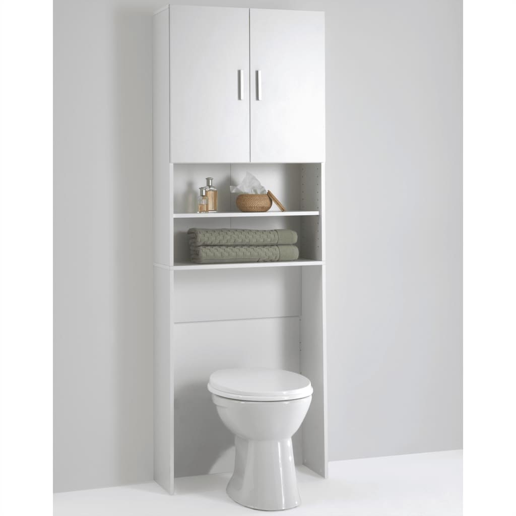 FMD FMD Waschmaschinenschrank mit Stauraum weiß
