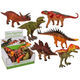 DSP-Dinosaurier, ca. 20 cm. 6 sort.12 Stück
