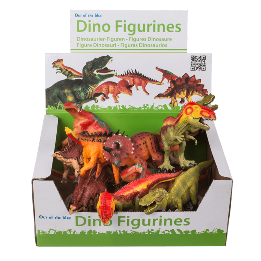 DSP-Dinosaurier, ca. 20 cm. 6 sort.12 Stück