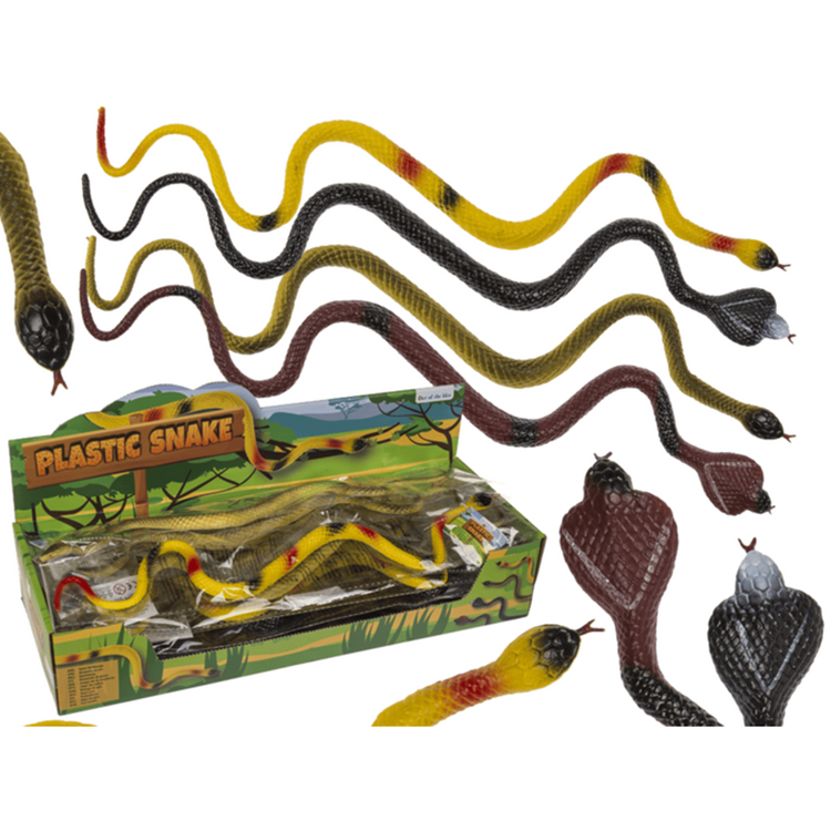 DSP-Spielschlange, ca. 40 cm. 4 Sortiment. 24
