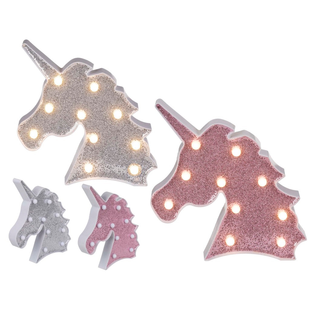 Grundlegendes Einhorn -Glitzer -LED -Licht