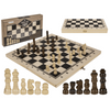 Brettspiel aus Holz, Schach. 34x34 cm.